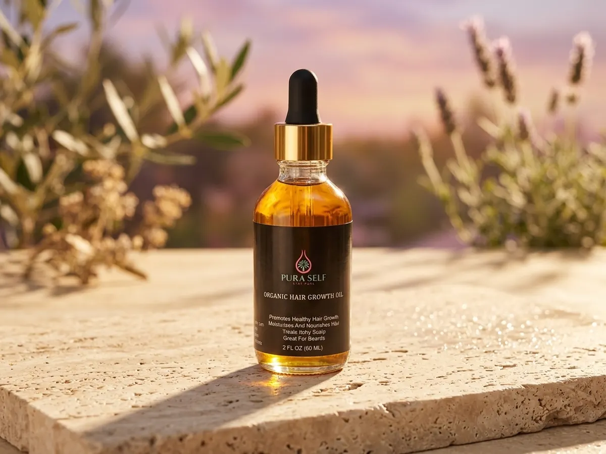 Full-Size Pura Self Organic Hair Growth Oil — free sample