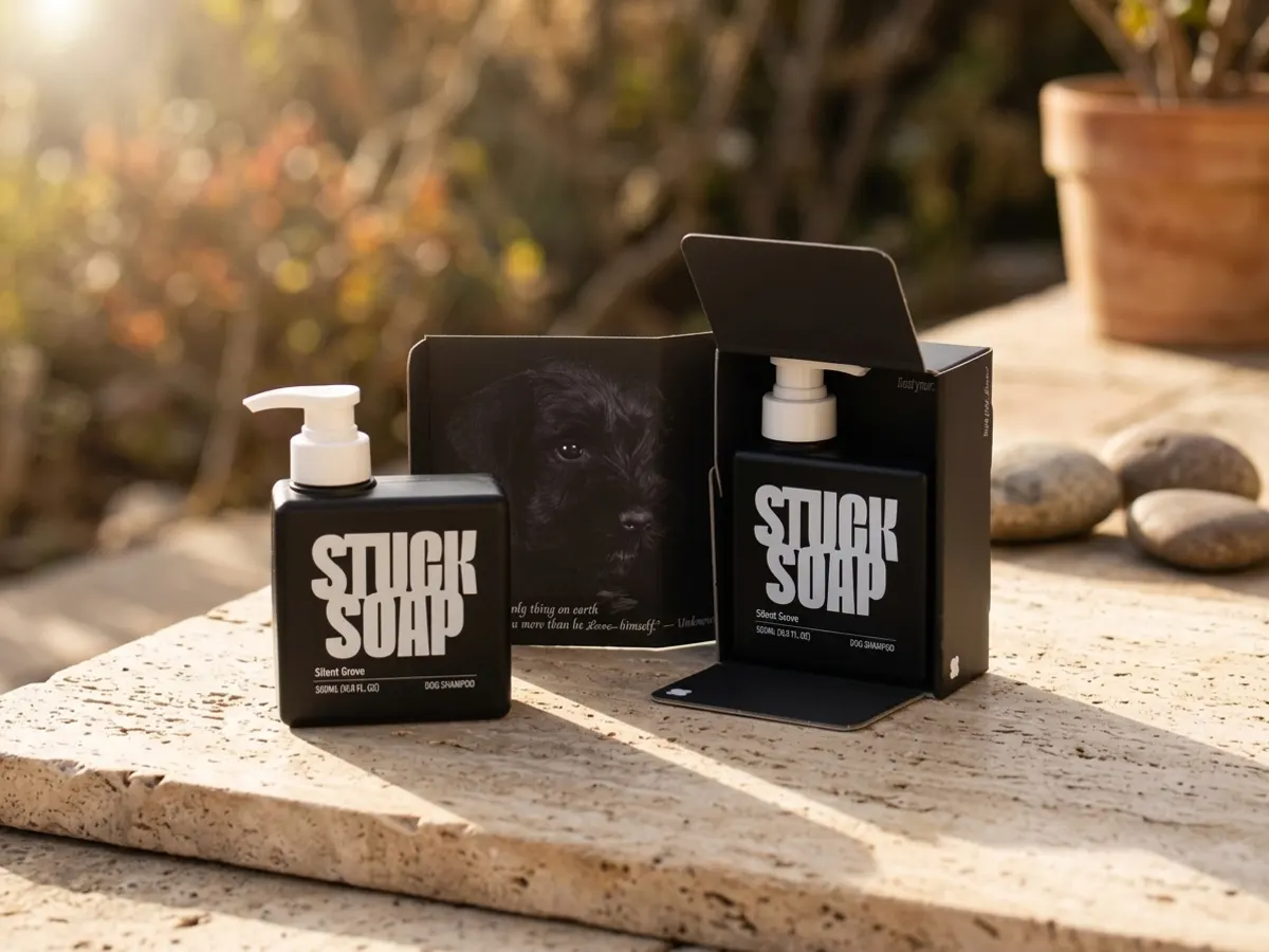 Full-Size STUCK SOAP Dog Shampoo — free sample: Got a dog that scratches more than I do when I forget to shower for a week? Snag a chance at FREE fu