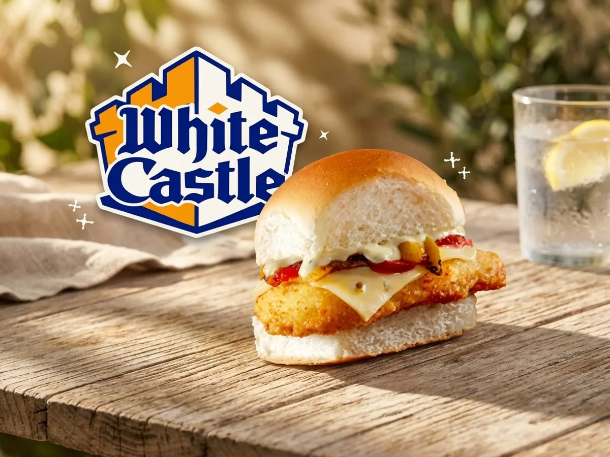 Garlic Parm Chicken Slider at White Castle — free sample: My therapist says my obsession with free food is "unhealthy," but a free White Castle Garlic Parm Ch