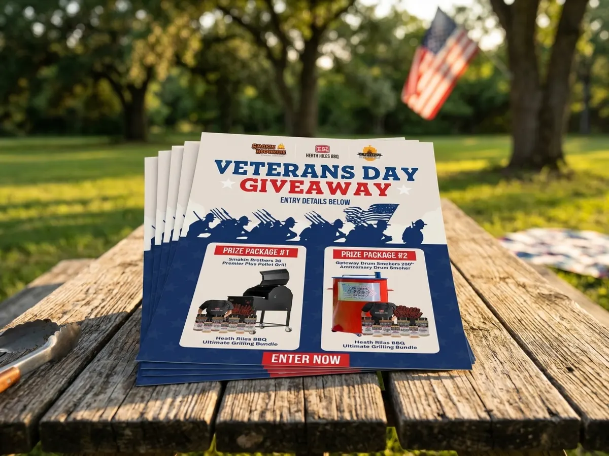 Win Backyard BBQ Prize Package for Veterans, free sample
