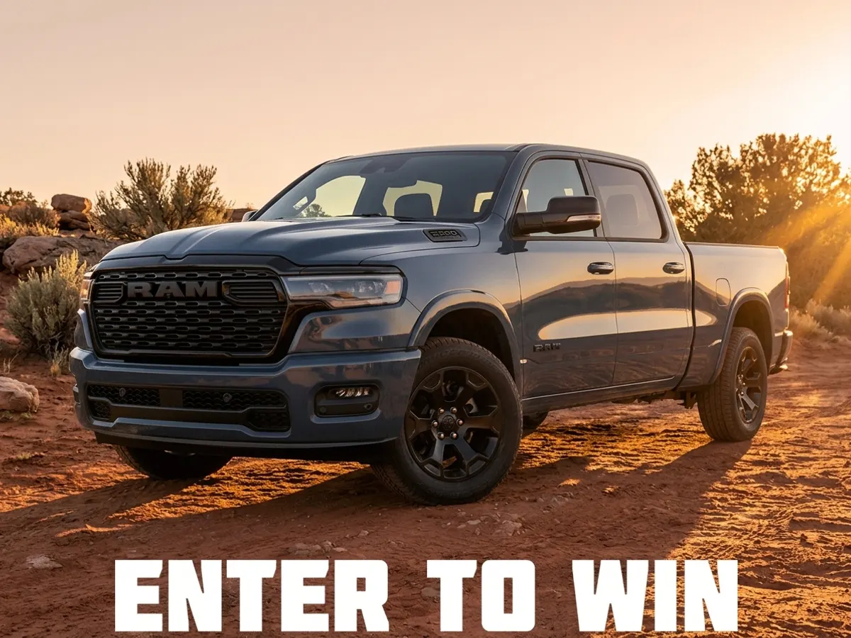 Win a 2026 Ram Truck Sweepstakes: free sample: Hot Wheels and Ram are running a legit free sweepstakes for a 2026 Ram 1500 truck. Enter for your ch