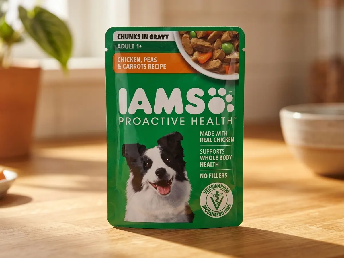 IAMS Proactive Health Wet Pouch Dog Food Sample, free sample