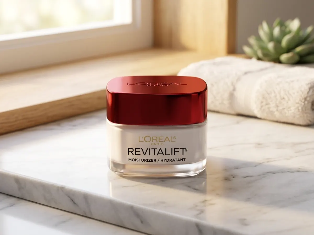 L'Oreal Paris Revitalift Cream — free sample: My face looks like it’s been through a FreebieAgent convention *and* the afterparty. Snag a **free**