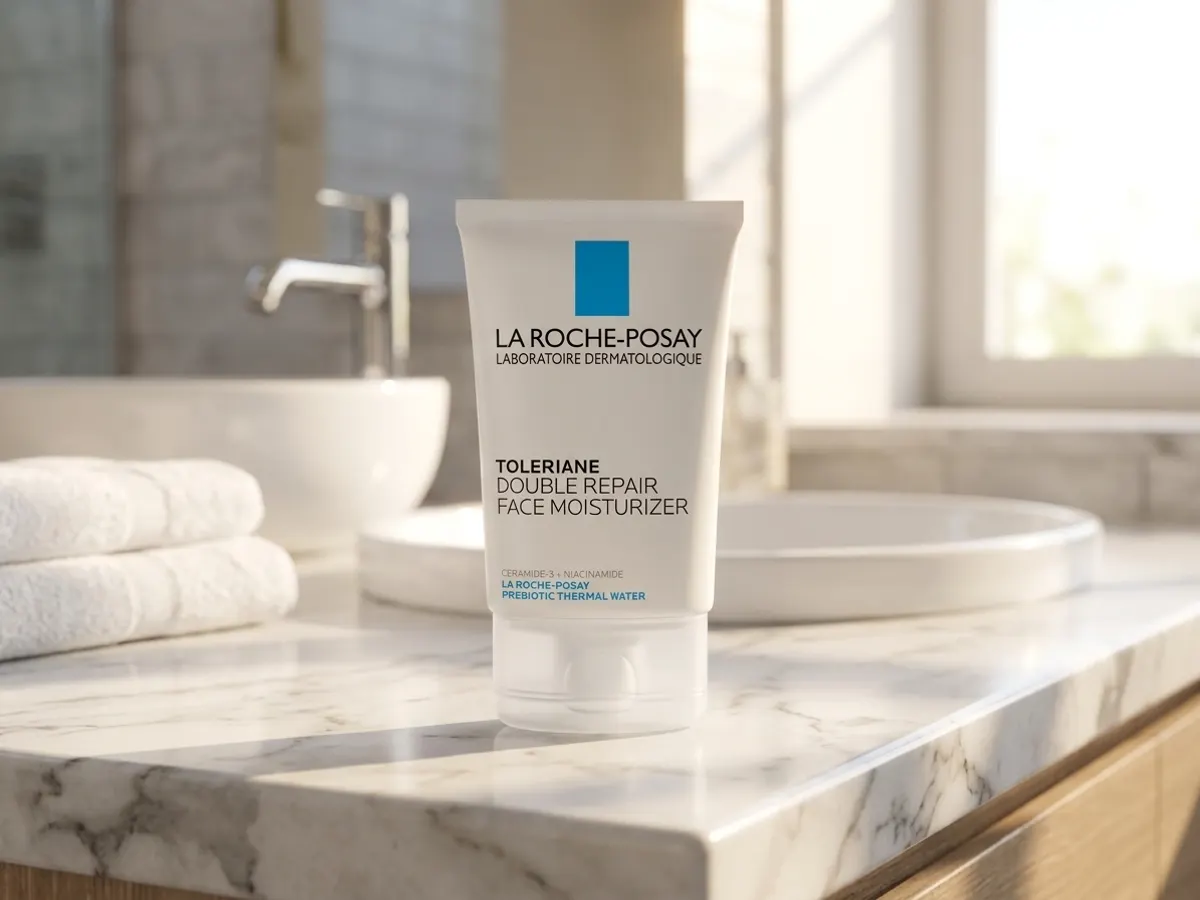 La Roche-Posay Toleriane Double Repair Moisturizer — free sample: A dermatologist-brand moisturizer sample worth the thirty seconds it takes to hand over your email.