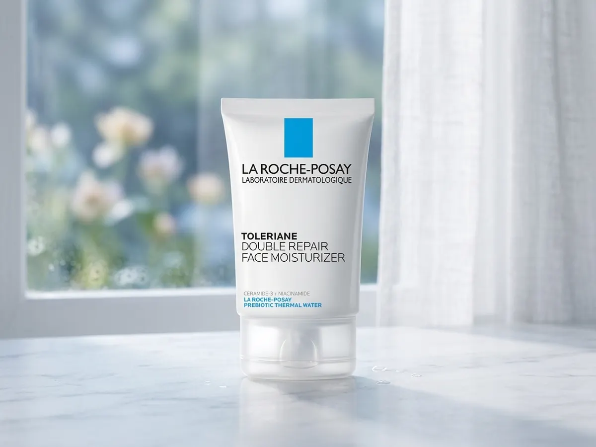 La Roche-Posay Toleriane Double Repair Face Moisturizer — free sample: My skin barrier is probably as broken as my budget, so you bet I'm filling out a form for this fancy
