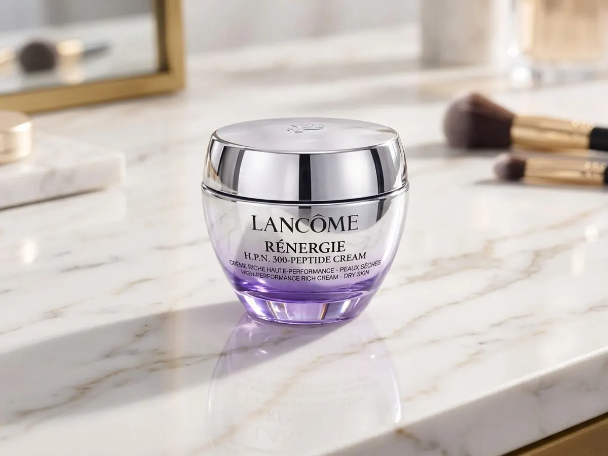 Lancome Renergie H.P.N. 300-Peptide Cream — free sample: My therapist says I need more self-care, and what's more caring than *free* Lancome? This Renergie H