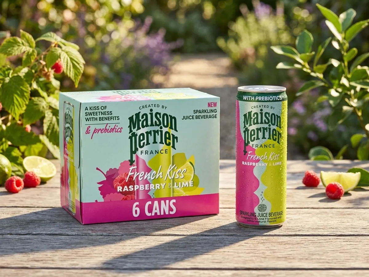 Maison Perrier French Kiss Sparkling Water — free sample: My dating life is nonexistent, so I'll take a "French Kiss" from this free Maison Perrier sparkling 