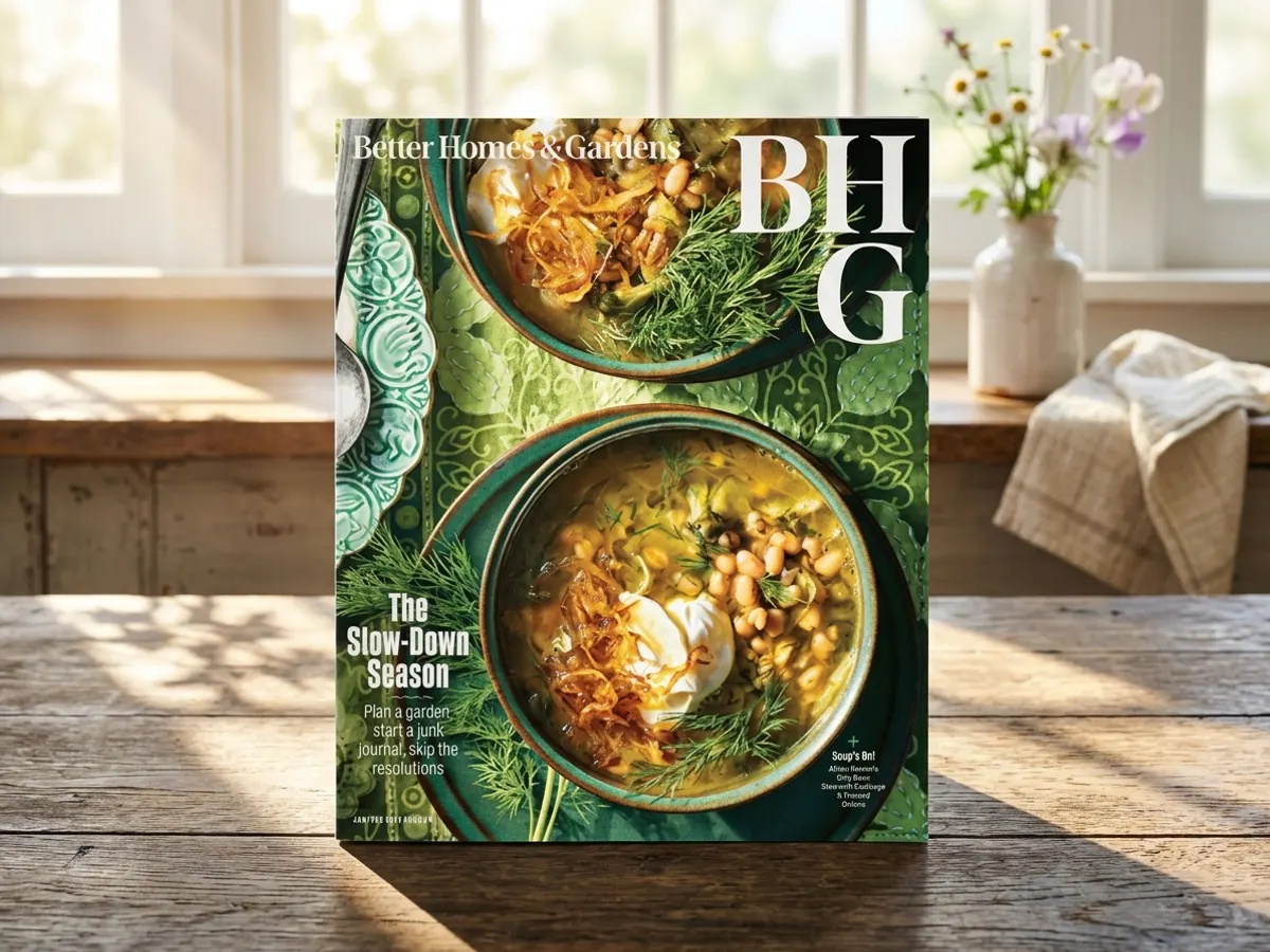 Six Month Better Homes & Gardens Subscription: free sample: Home decor and recipe lovers, this one's for you: snag a half-year of Better Homes & Gardens (a $10 