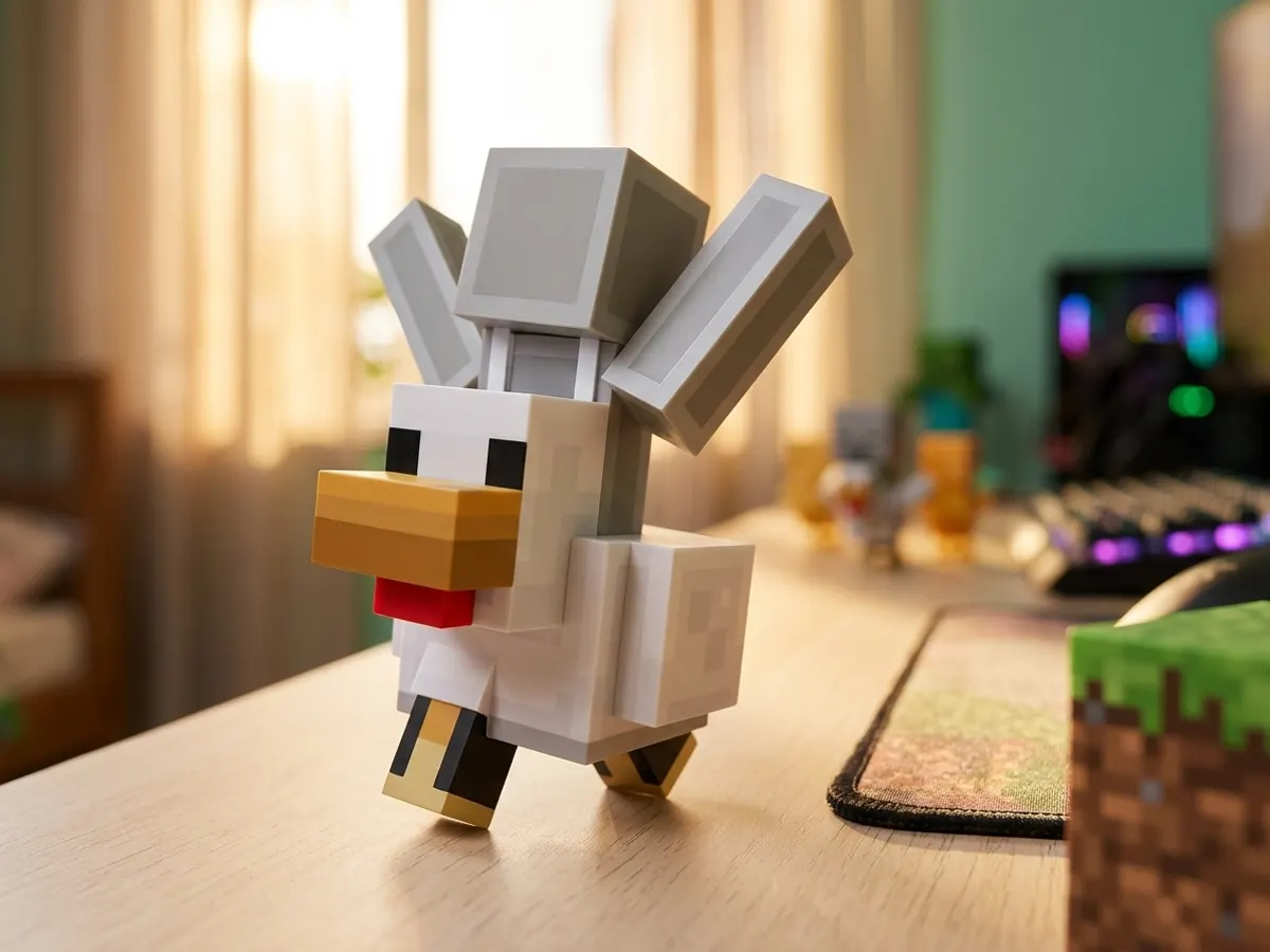 Minecraft Inflatable Chicken Suit Character Creator Item, free sample