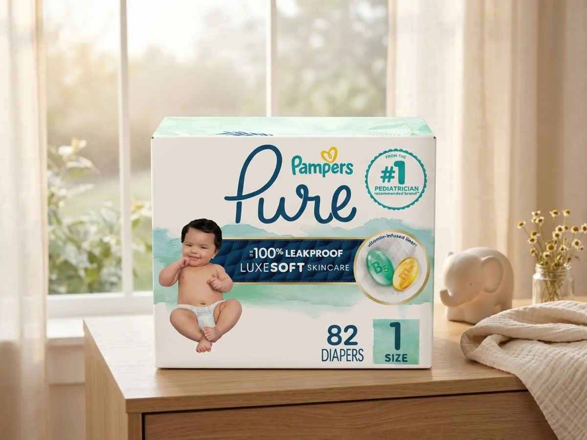 Pampers Pure Diapers — free sample: Got a tiny human who thinks your wallet is a chew toy? Snag some FREE Pampers Pure Diapers by fillin