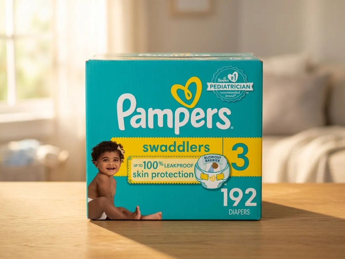 Pampers Swaddlers Diapers — free sample: Got a tiny human creating chaos and... *other* things? Snag a **FREE** sample of Pampers Swaddlers. 