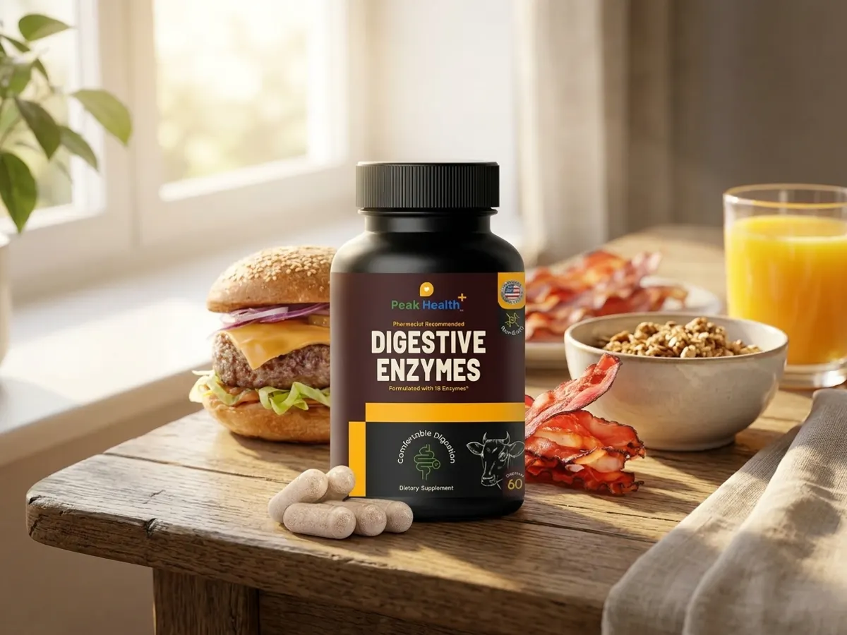 Peak Health Digestive Enzymes Supplements — free sample