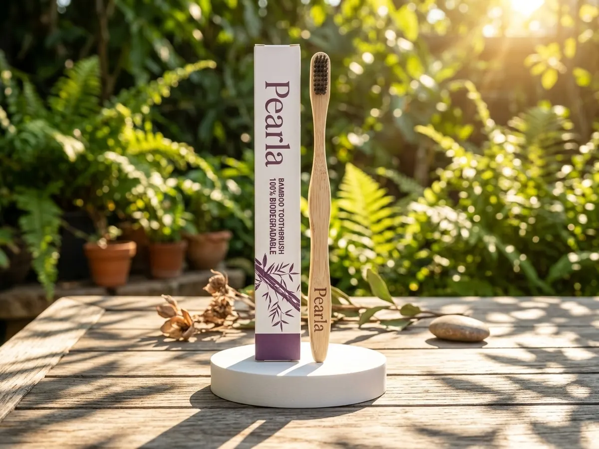 Pearla Bamboo Toothbrush with Free Shipping — free sample: Snag a genuinely free bamboo toothbrush from Pearla—just select the $0 option at checkout, no credit