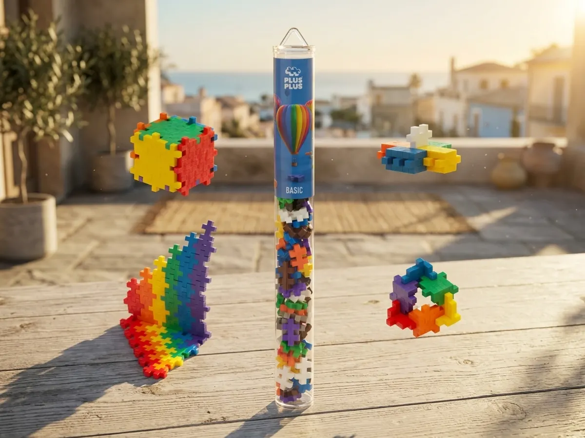 Plus Plus Tube Toy — free sample: Is it for kids? Probably. Will I play with this free Plus Plus Tube Toy myself? Absolutely. Click "S
