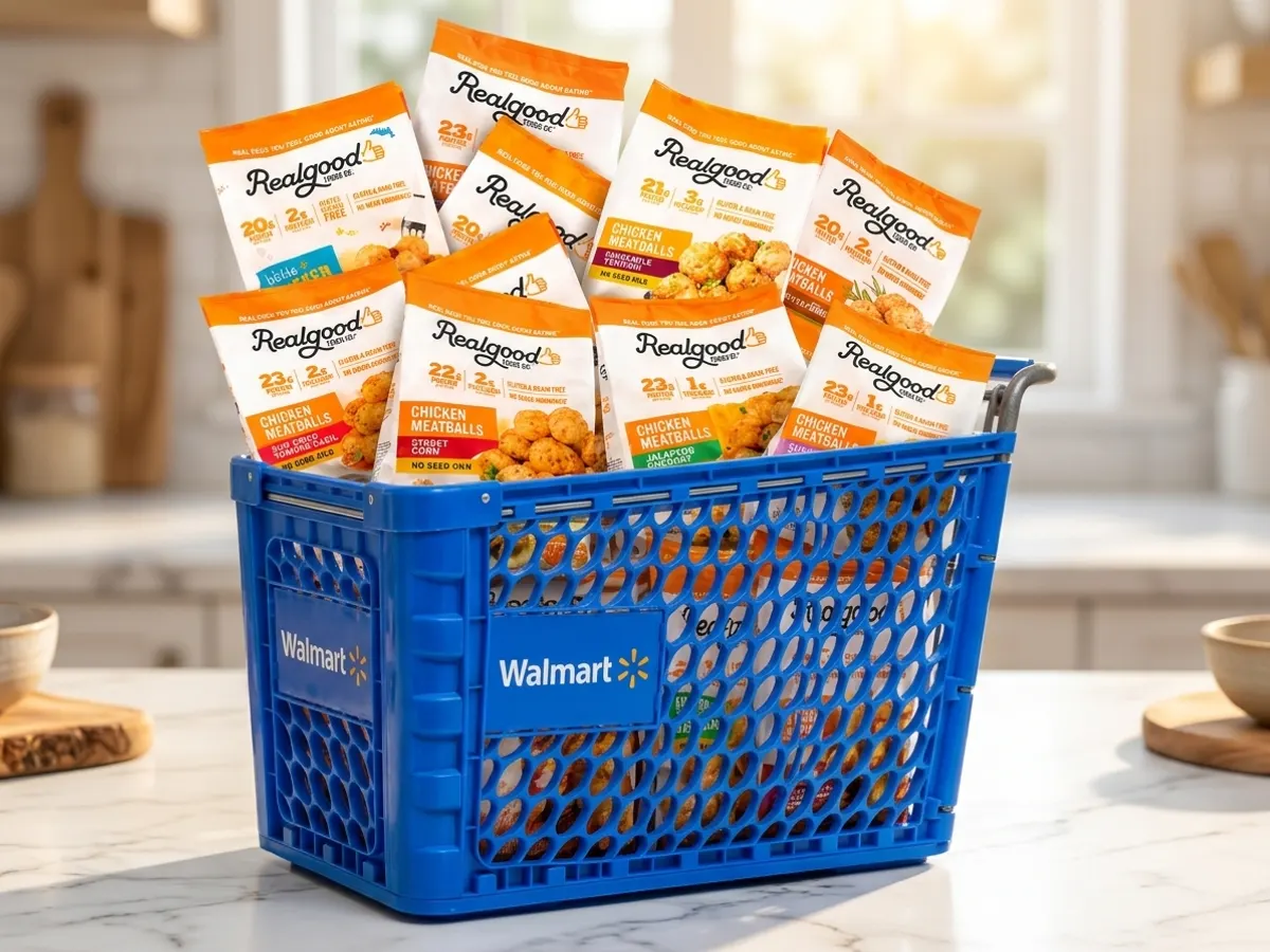 Win a Walmart Gift Card or Real Good Foods Coupons: free sample: Real Good Foods is running a sweepstakes with 105 winners total: 5 lucky entrants get a $1,000 Walma