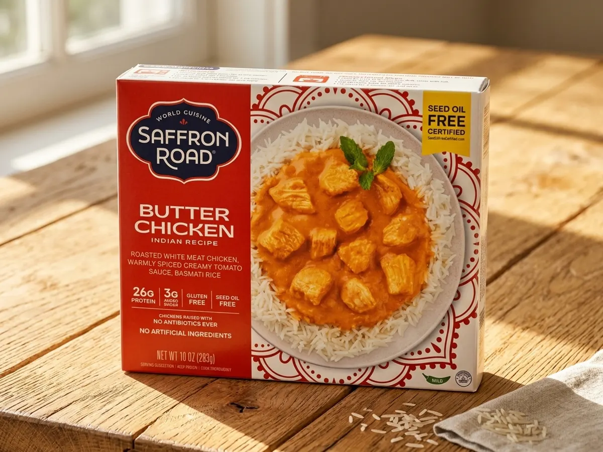 Saffron Road Frozen Meal Coupon — free sample: Saffron Road wants your unfiltered opinion on their packaging clutter, and they're paying in frozen