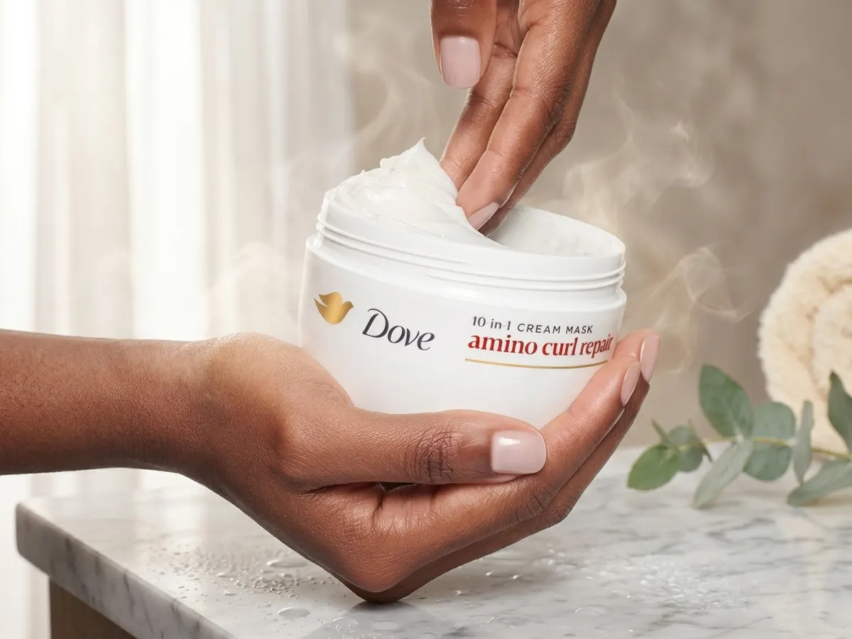 Score a FREE Dove Amino Curl Repair Hair Mask: free sample
