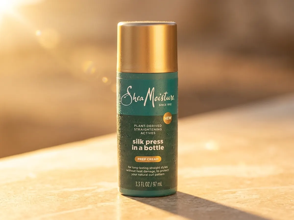 SheaMoisture Silk Press in a Bottle — free sample: Is your hair screaming for help, or is that just me after another all-nighter hunting deals? Grab a 
