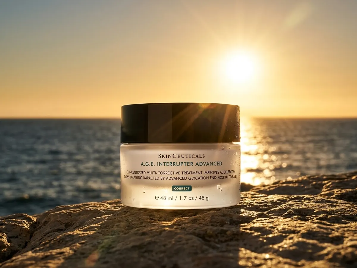 SkinCeuticals A.G.E. Interrupter Advanced — free sample: My face looks like a roadmap of every bad decision I've ever made. But hey, *SkinCeuticals A.G.E. In