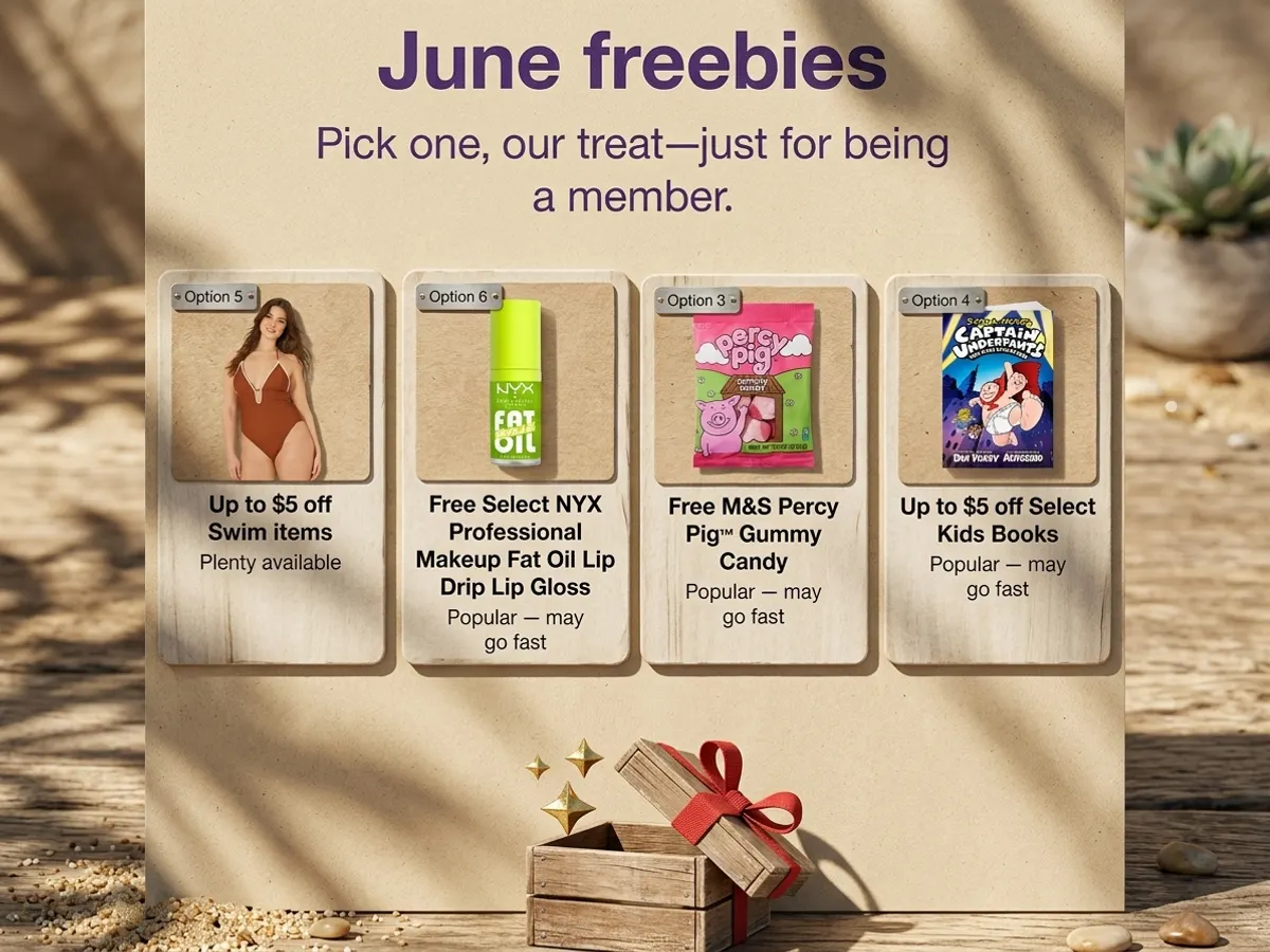 Target Circle 360 Monthly Free Item — free sample: Target Circle 360 members snag a rotating monthly freebie worth up to $10—think moisturizers, hair a