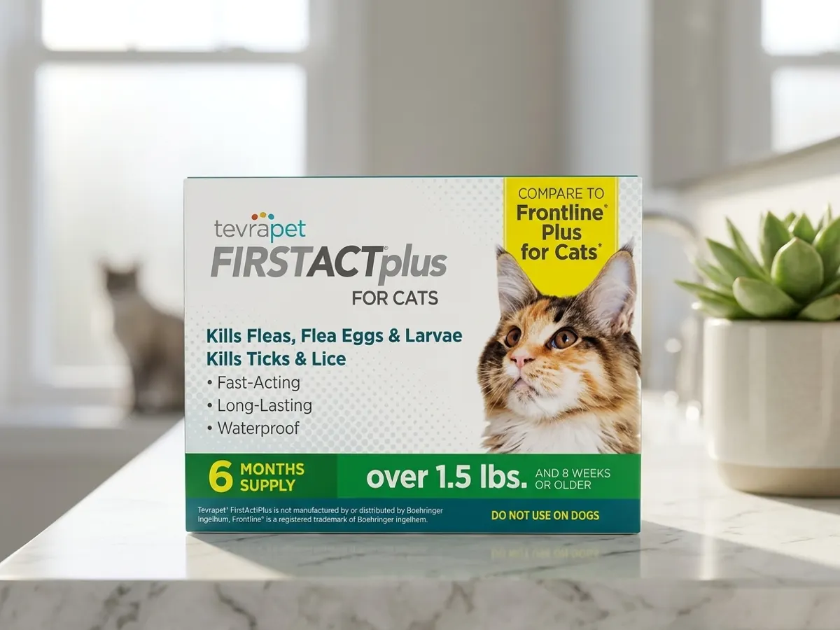 FirstAct Plus Flea & Tick Drops for Cats, free sample