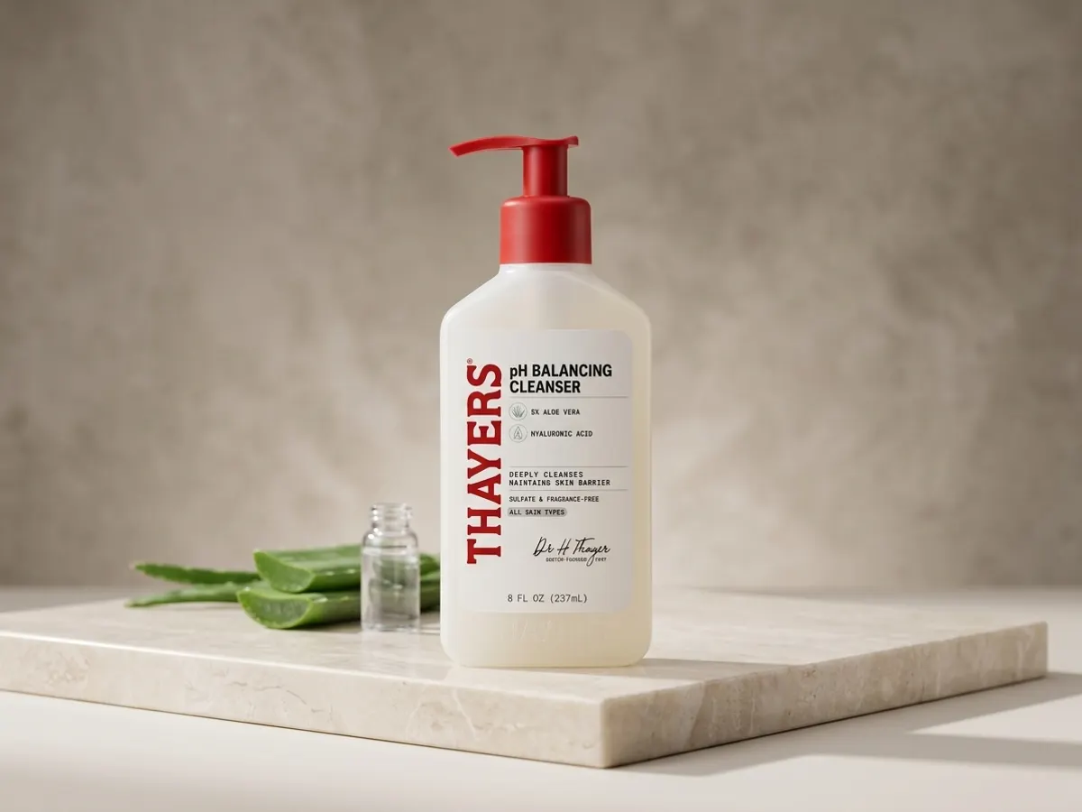 Thayers pH Balancing Cleanser — free sample: Your face is probably a mess, just like mine, so grab a FREE sample of Thayers pH Balancing Cleanser