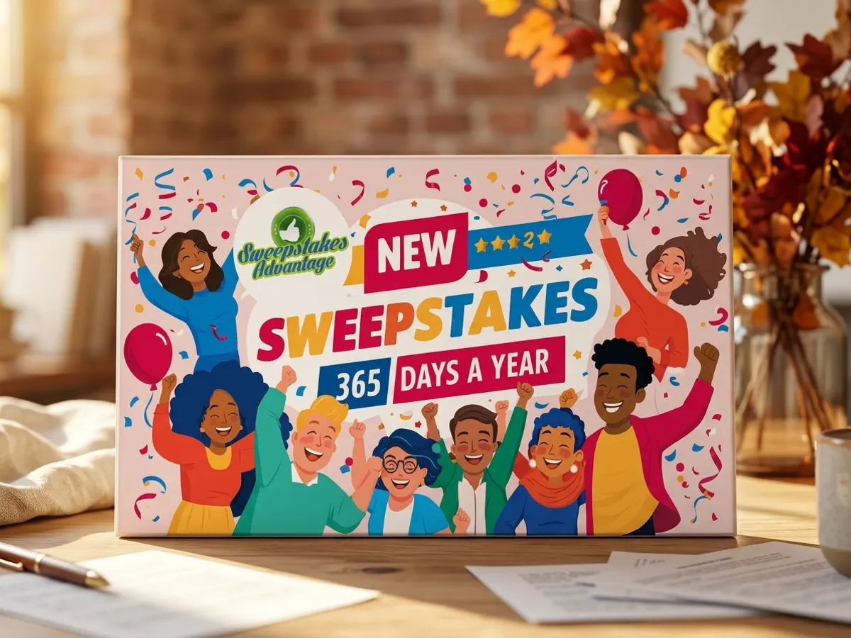 Win Cash Fall 2026 Sweepstakes: free sample: Townsquare Media's daily-entry sweepstakes runs through October 16, 2026, with a $25,000 grand prize