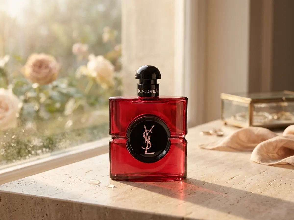 YSL Black Opium Pink Glaze Fragrance Sample — free sample: YSL's dropping samples of their new Black Opium Pink Glaze fragrance via TikTok ads—no purchase nece