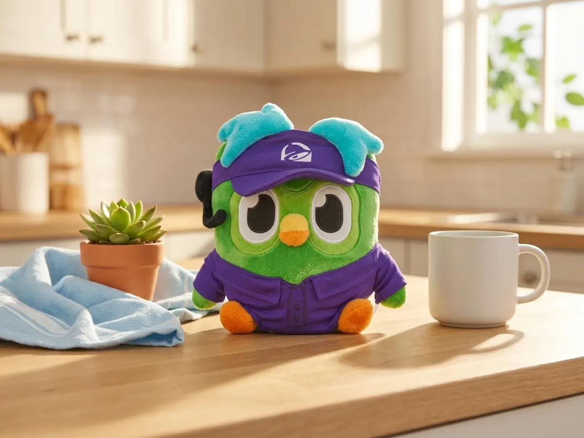 Grab a FREE Duolingo Plushie from Taco Bell Rewards โ free sample: Taco Bell Rewards members can score a complimentary Duolingo plushie through this limited-time offer