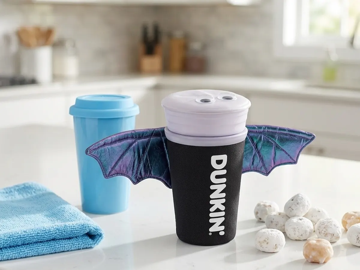 Claim a FREE Dunkin' Bat Koozie on October 16