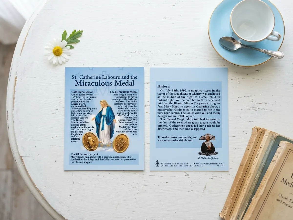 Receive a FREE Blessed Miraculous Medal and Story Card by Mail — free sample: The Association of the Miraculous Medal will send you a beautiful blessed medal along with an inform