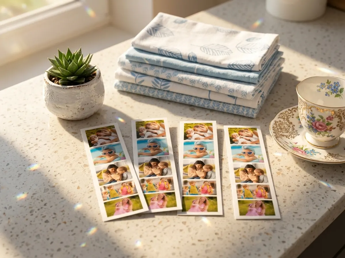 Grab 4 FREE Retro Photo Booth Strips at Walgreens โ free sample: Get four nostalgic photo booth strips at Walgreens using promo code STRIP4. These retro-style strips