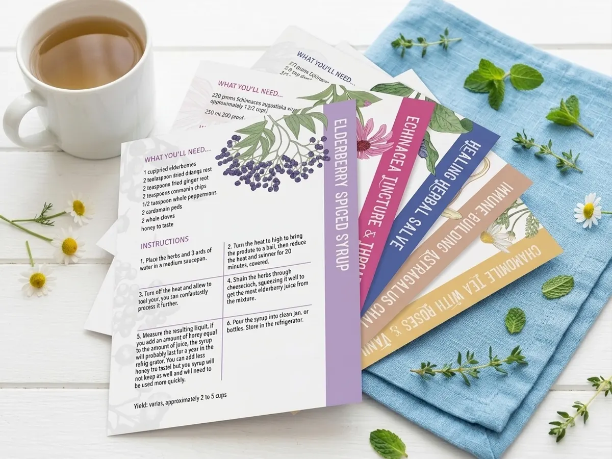 Grab Your FREE LearningHerbs Herbal Cards โ free sample: These downloadable herbal preparation cards from LearningHerbs include step-by-step recipes for maki