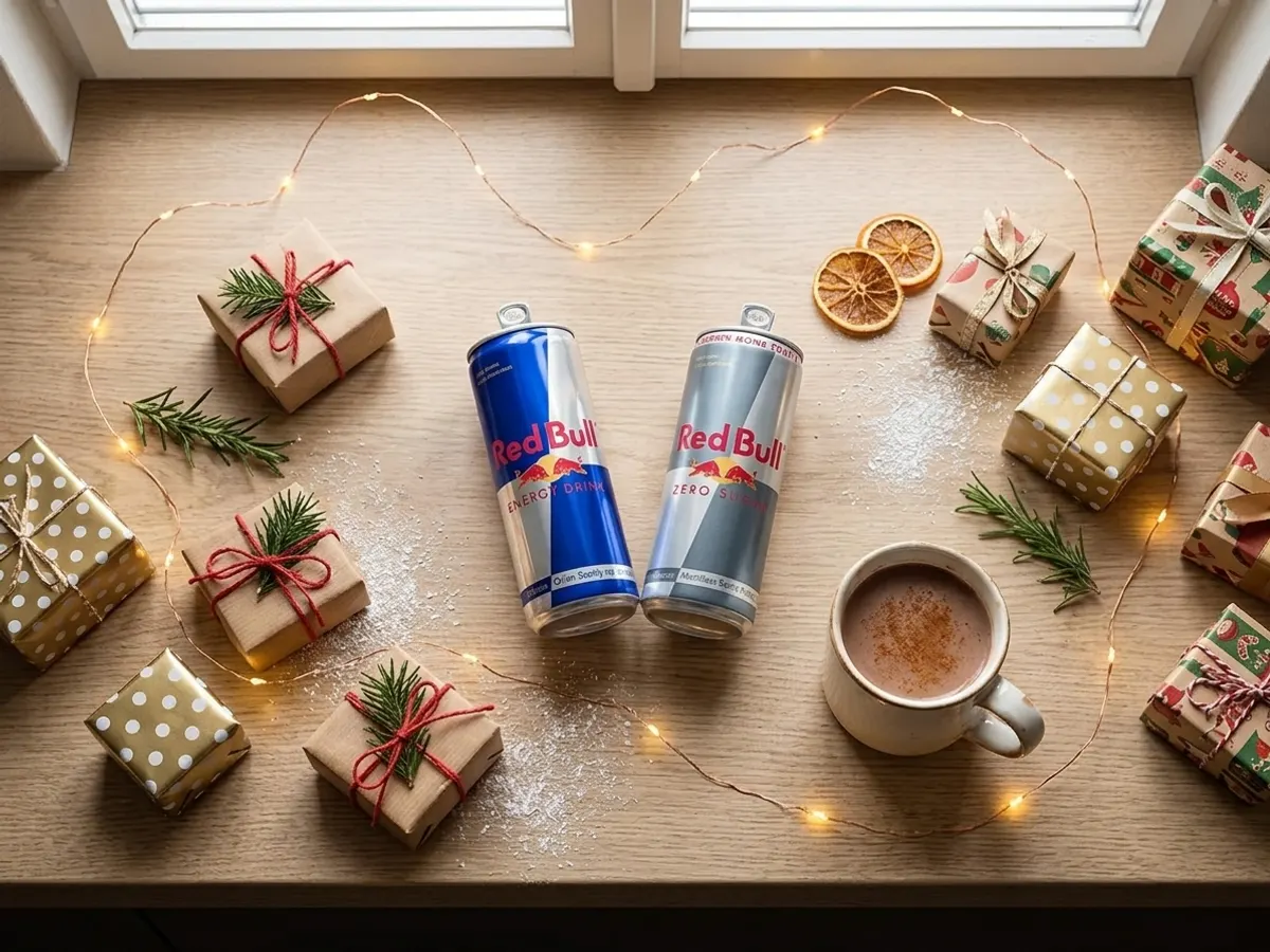 Grab a FREE Red Bull Festive Edition Can from Sleigh the Season Game: free sample: Red Bull is giving away festive cans to winners of their Sleigh the Season game. Play the game, subm