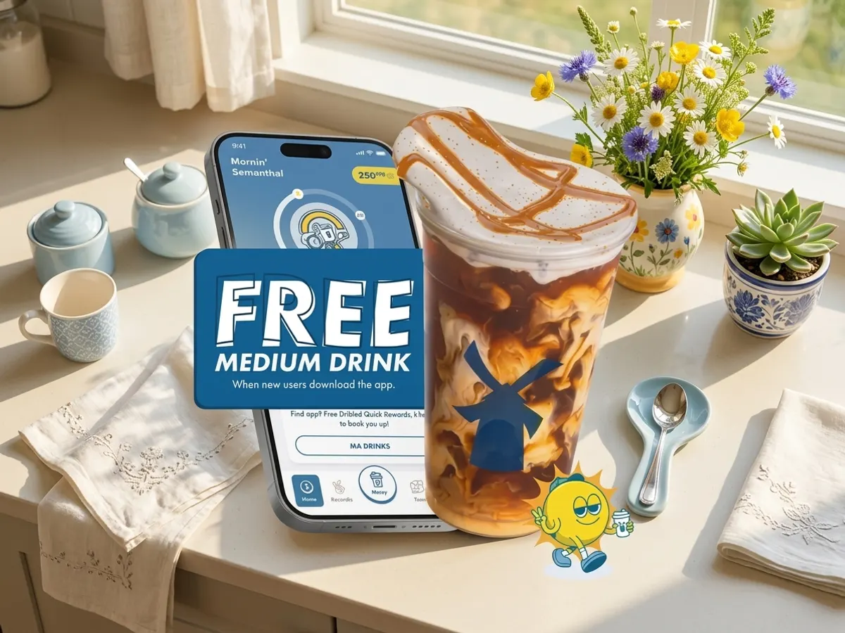 Grab a FREE Medium Drink from Dutch Bros: free sample: Dutch Bros is offering a complimentary medium beverage to anyone who joins their rewards program. Wh