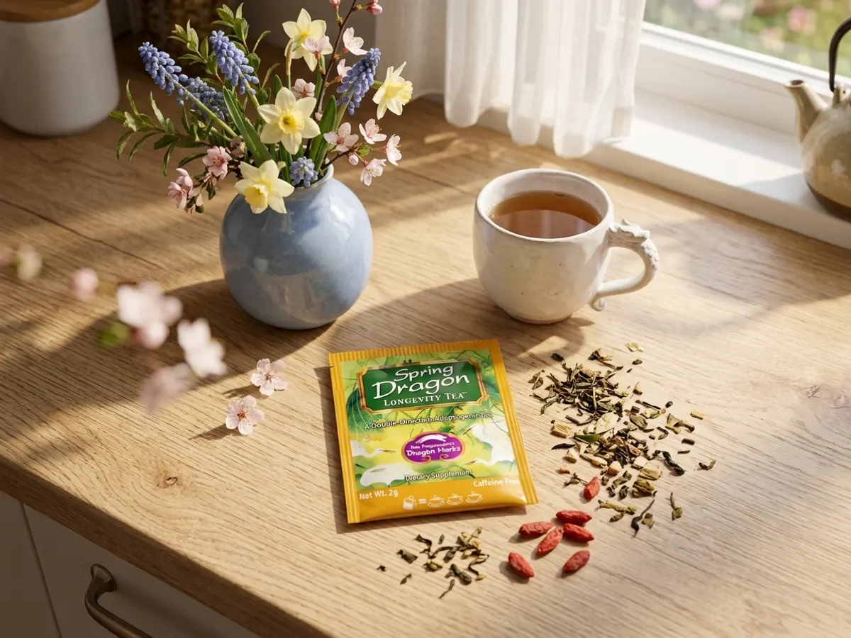 Get a FREE Spring Dragon Longevity Tea Sample Packet, free sample