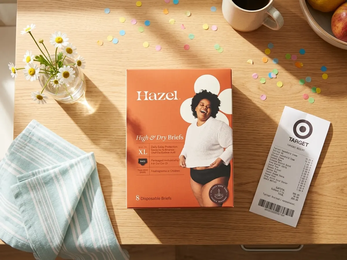 Claim FREE Hazel Briefs with Target Receipt Rebate: free sample: Hazel makes premium briefs designed for comfort and confidence. Through this Aisle offer, you can ge