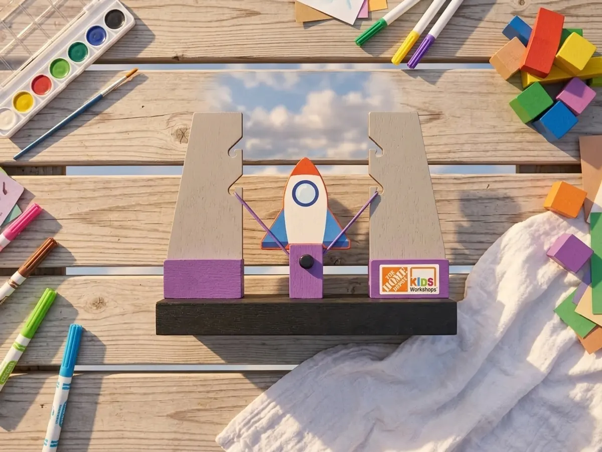 Sign Up for a FREE Kids Rocket Game Workshop at Home Depot: free sample: Your children can build their own rocket game during this free workshop event at Home Depot. It's a 