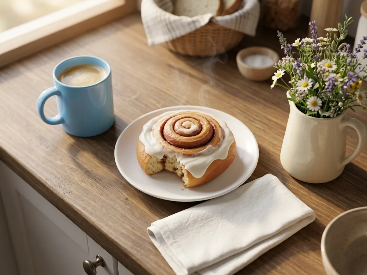Grab a FREE Private Selection Cinnamon Roll at Kroger: free sample: Private Selection Cinnamon Roll is yours free when you clip the digital coupon and redeem it in-stor