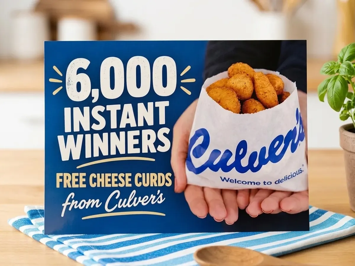 Enter to WIN FREE Cheese Curds or a Culver's Trip, free sample