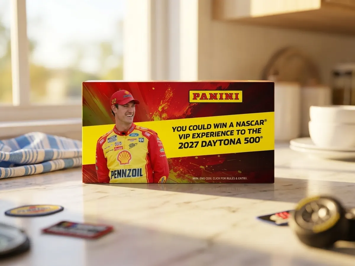 Win a FREE Daytona 500 VIP Trip for Four from Panini: free sample: Panini is giving away an incredible prize package: a four-person VIP experience at the 2027 Daytona
