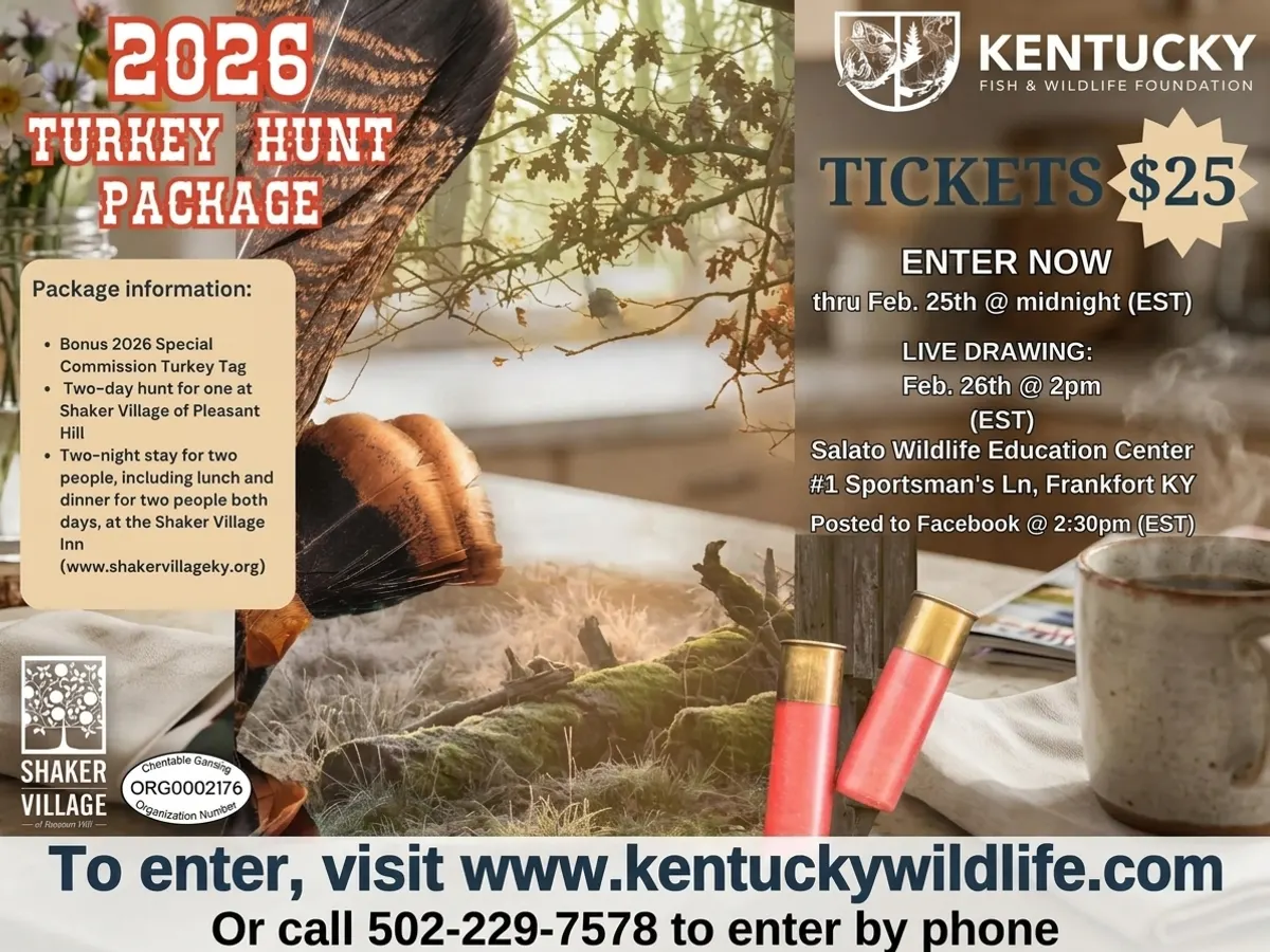Win a FREE 3-Day Guided Turkey Hunt in Kentucky: free sample: Enter for your chance to win an all-expenses-covered hunting adventure: a 3-day guided turkey hunt i