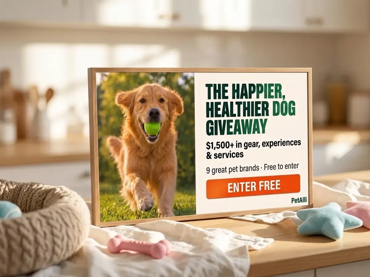 Win a FREE $1,500+ Pet Prize Package from PetAlli, free sample