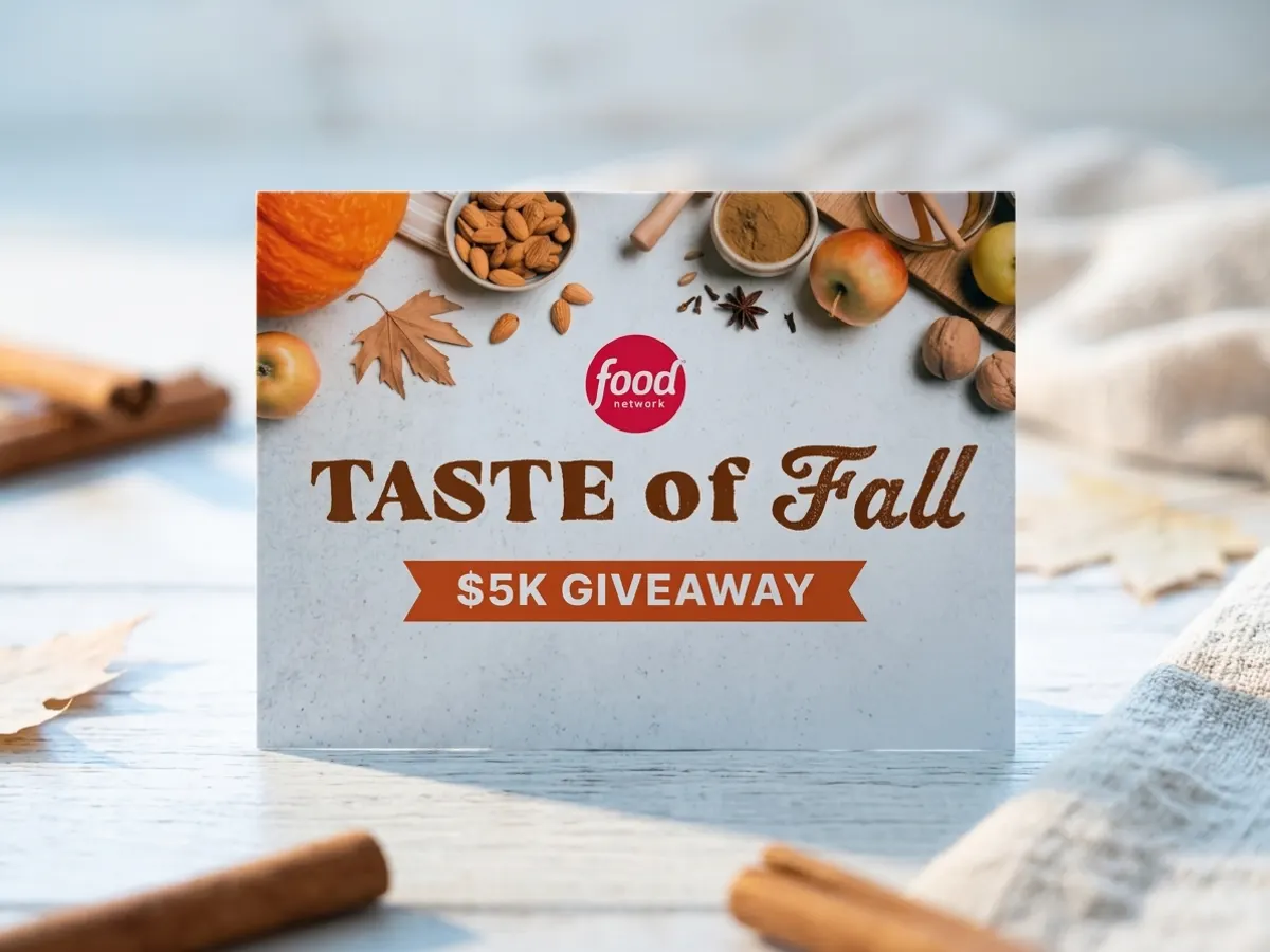 Win $5,000 in Food Network's Taste of Fall Sweepstakes: free sample: Enter for a chance to win $5,000 in this Food Network sweepstakes. No purchase required to participa