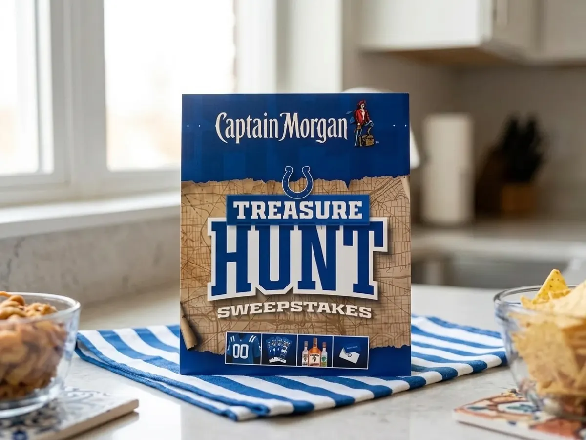 Enter to WIN a FREE Colts Gameday Package from Captain Morgan, free sample