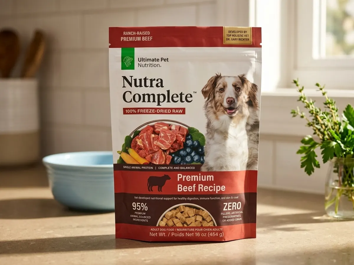 Win a FREE Nutra Complete Freeze-Dried Raw Dog Food Pack