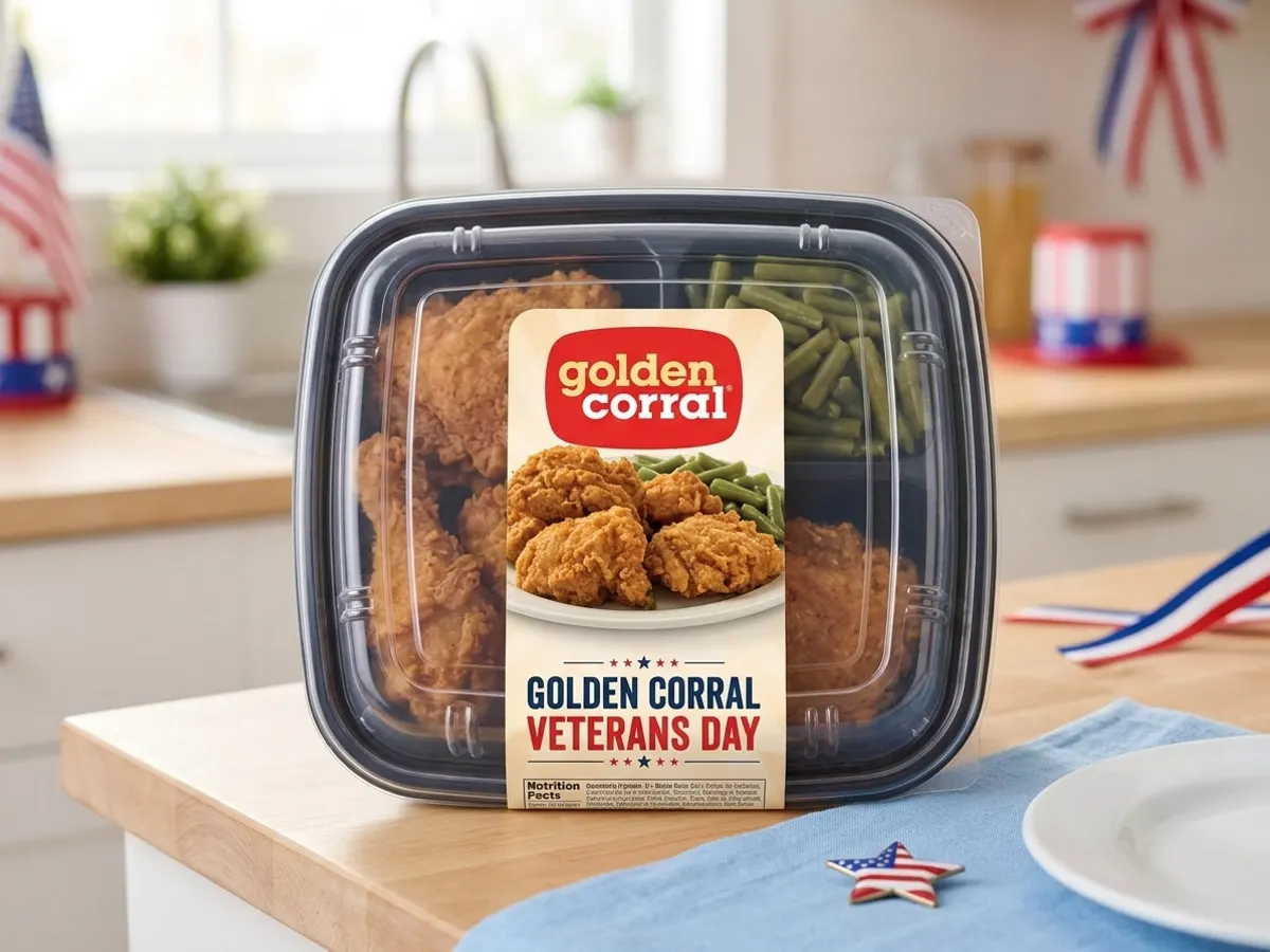 Claim a FREE Buffet Dinner at Golden Corral on Veterans Day 2026, free sample