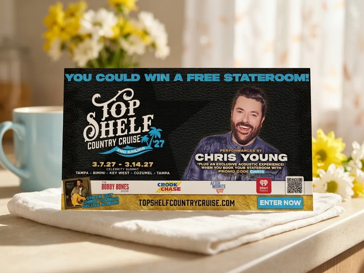 Enter Daily for a FREE Chris Young Country Cruise Trip