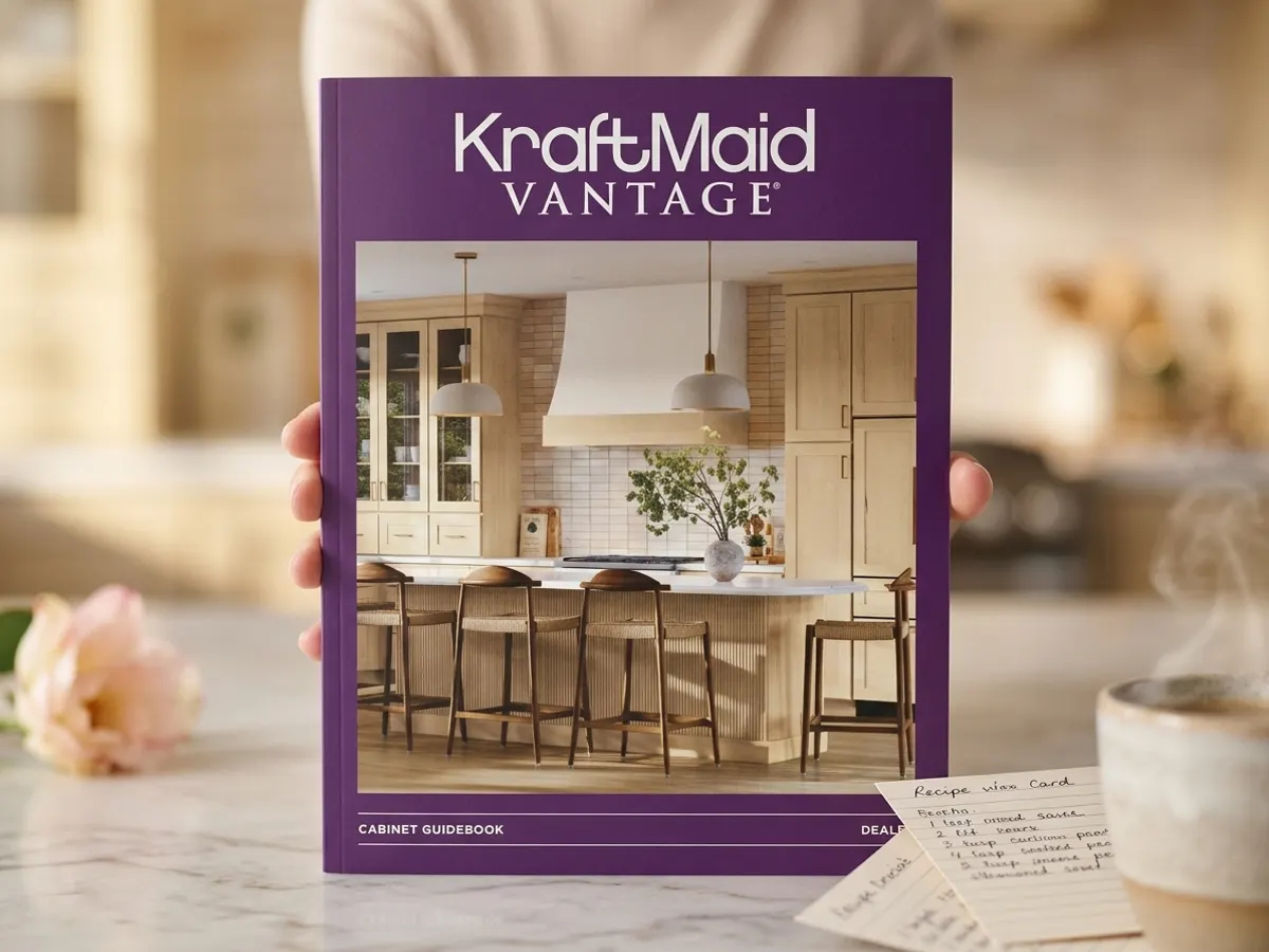 Get a FREE KraftMaid Kitchen Remodeling Guidebook by Mail