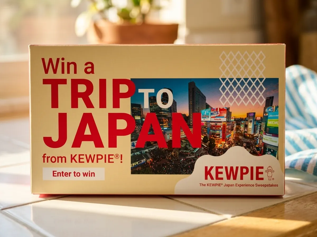 Enter Daily for a FREE Trip to Japan for Two from Kewpie